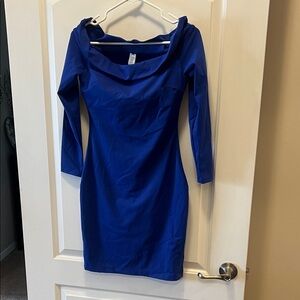 Popilush blue dress. Stretchable.